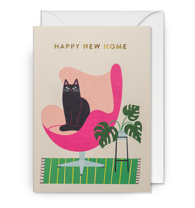 Happy New Home Cat Card