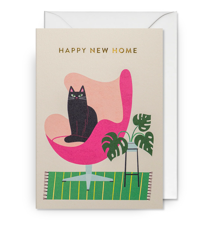 Happy New Home Cat Card