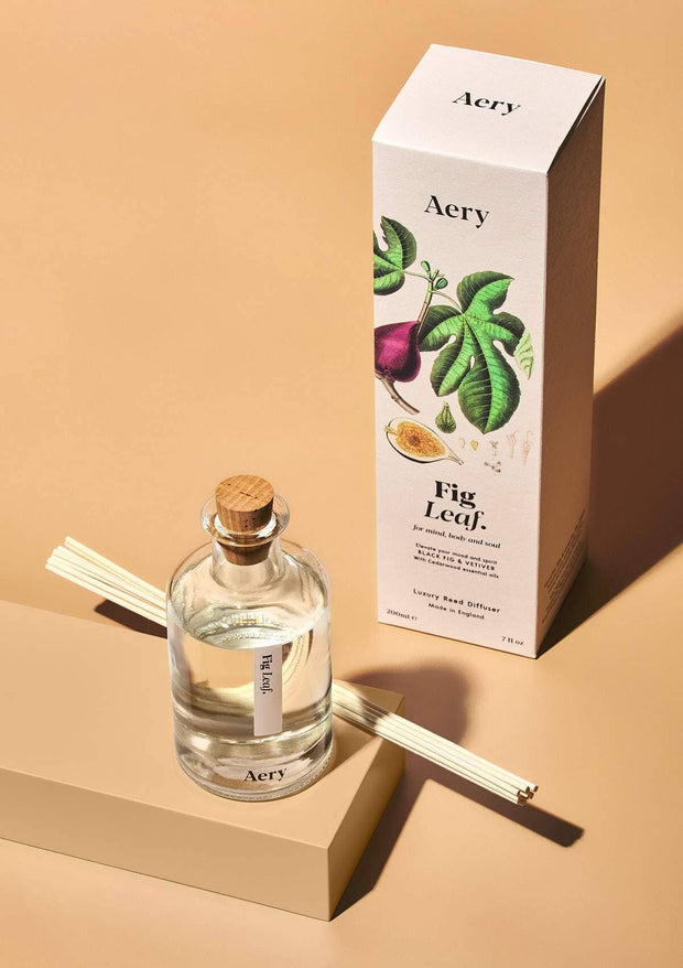 Aery Fig Leaf Reed Diffuser - Black Fig, Vetiver & Cedarwood