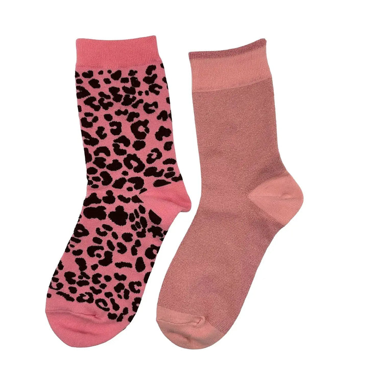 Sixton London Pink Sock Mix with Pin - Duo