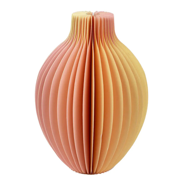 Honeycomb Paper Bud Vase - Yellow