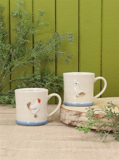 Stoneware Mini Mug - Hen