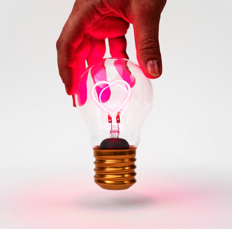 Cordless Heart Lightbulb