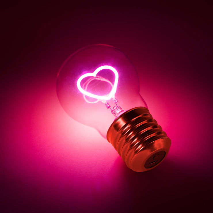 Cordless Heart Lightbulb