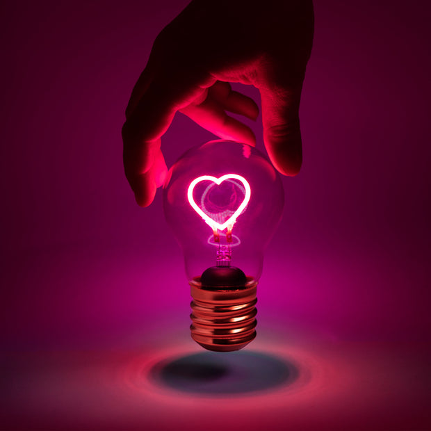 Cordless Heart Lightbulb