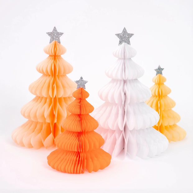 Meri Meri Rainbow Forest Honeycomb Tree Decorations