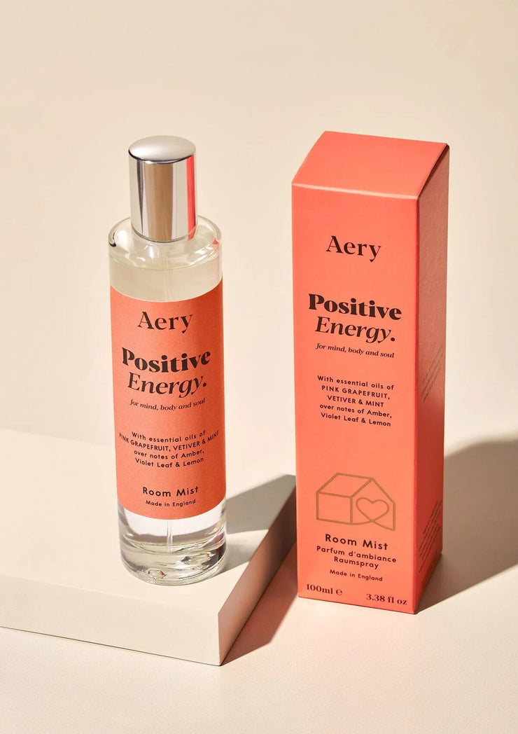 Aery Positive Energy Room Mist - Pink Grapefruit, Vetiver & Mint