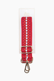 Hayden Woven Bag Strap - Green or Red