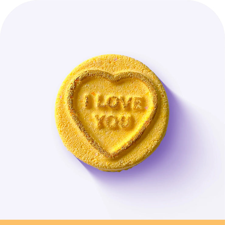 Bath Bomb - Yellow Candy Heart