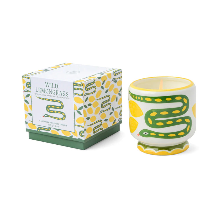 Ceramic Candle - Wild Lemongrass