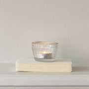 Tealight Holder with Gold Rim