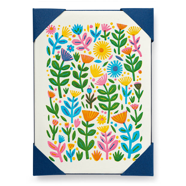 Archivist Card 5 Pack - Flower Pattern by the Printed Peanut