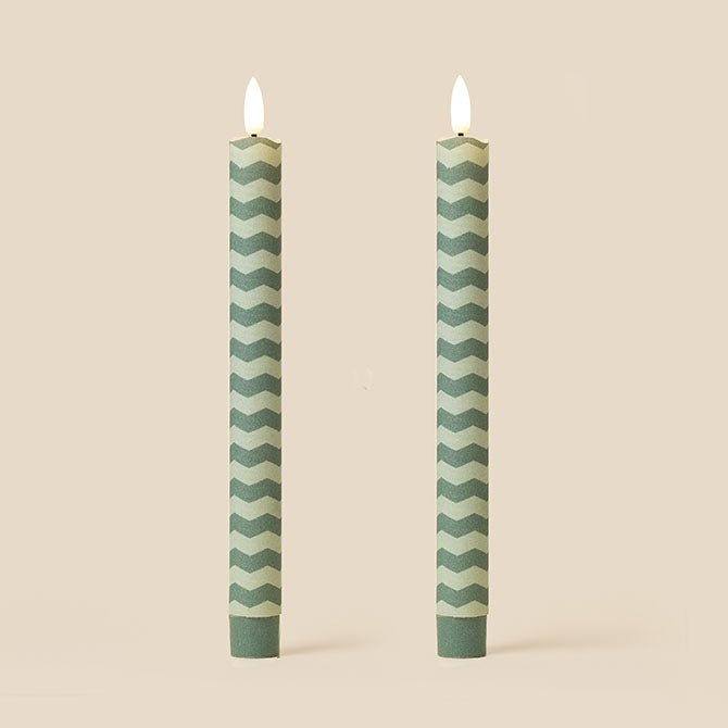 Tinkalink Fabric Wrapped LED Candles x 2 - Aloha