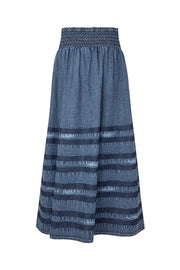 Lollys Laundry Denim Blue Amond Skirt