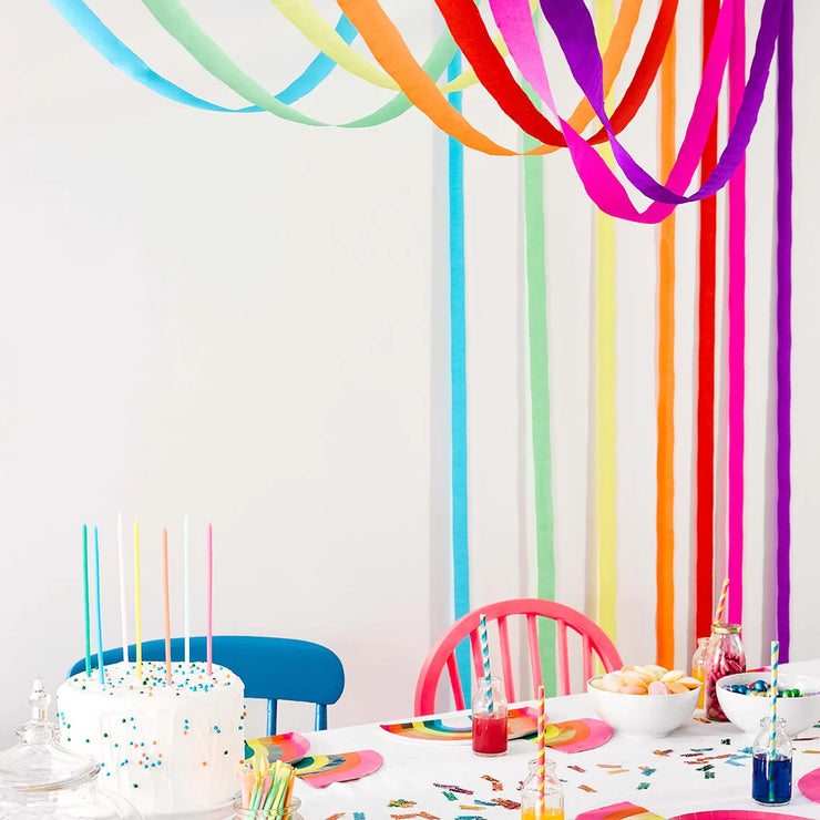 Rainbow Bright Paper Streamers