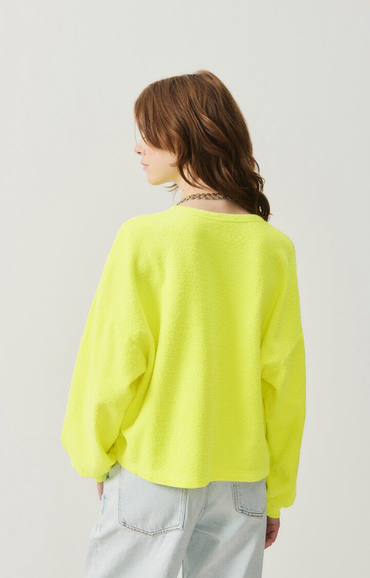 American Vintage Bobypark Sweatshirt - Neon Yellow