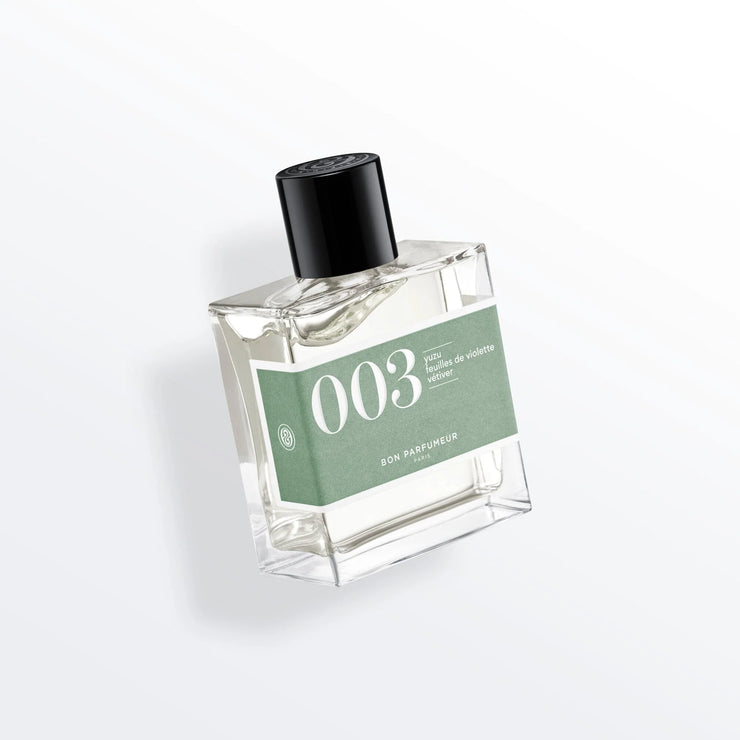 Bon Parfumeur Perfume 003 - Yuzu, Violet Leaves and Vetiver