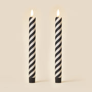 Tinkalink Fabric Wrapped LED Candles x 2 - Barley Twist