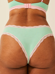 Stripe & Stare Brazilian Knickers Box of 4 - Bon Bon