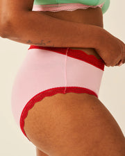 Stripe & Stare High Rise Knickers Box of 4 - Bon Bon