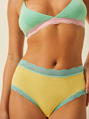 Stripe & Stare High Rise Knickers Box of 4 - Bon Bon