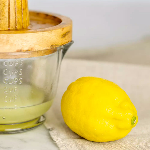 Glass & Wood Citrus Juicer