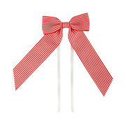 Red & White Striped Bows