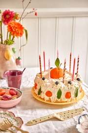 Long Printed Cake Candles