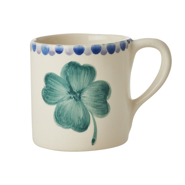 Ceramic Hand Painted Mug - Clover