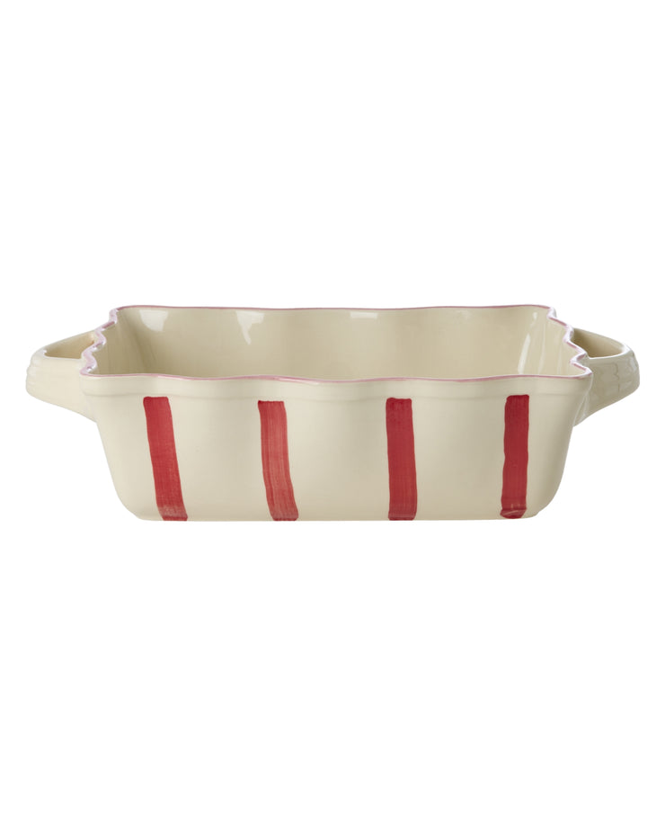 Striped Stoneware Oven Dishes