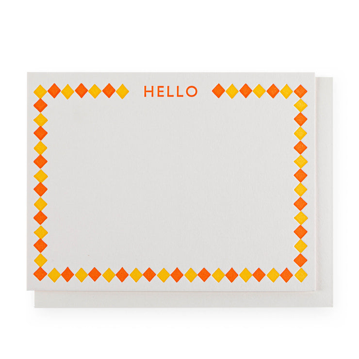 Hello Diamonds Notecards Set from Archivist