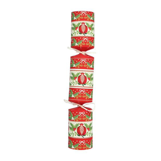 Christmas Crackers Box of 6 - Folklore Red