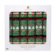 Folklore Green Christmas Crackers Pack of 6