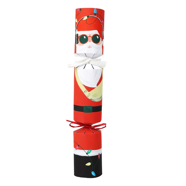 Santa Red Christmas Crackers Pack of 6