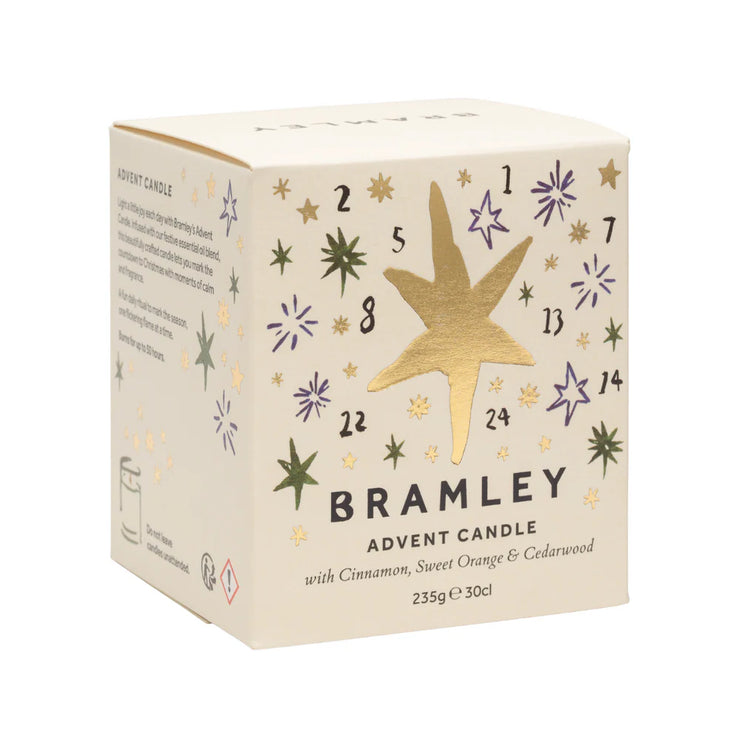 Bramley Scented Advent Candle
