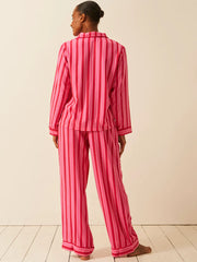 Stripe & Stare Stripe Long Pyjama Bottoms - Candy Pop Stripe