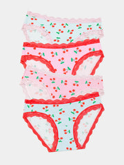 Stripe & Stare Original Knickers Box of 4 - Cherryade