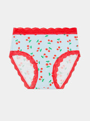 Stripe & Stare High Rise Knicker - Cherryade