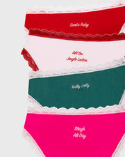 Stripe & Stare Knicker Box - Christmas Embroideries