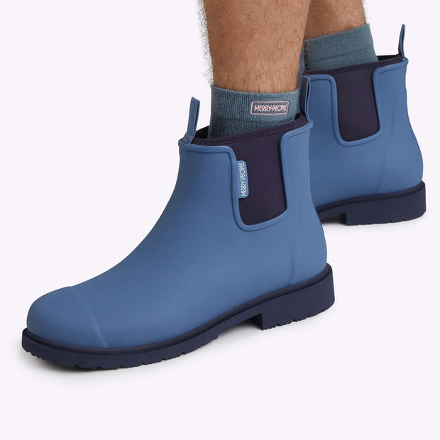 Merry People Bobbi Wellington Boot - Denim Blue