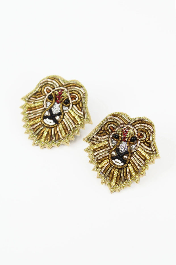 My Doris Lion Earrings