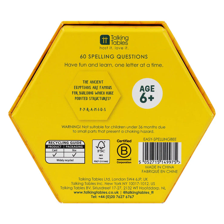 Spelling Bee Family Game