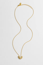 Gold Sunburst Necklace