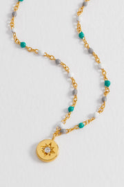 Enamel Beaded Star Necklace