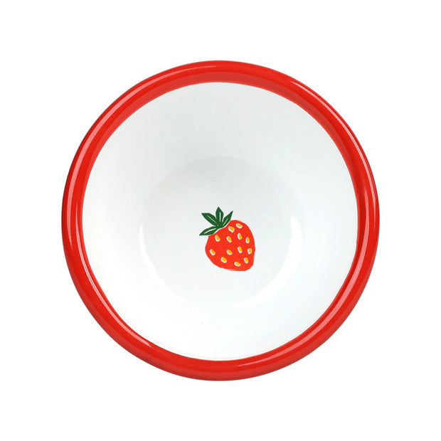 Bon Appetit Enamel Bowl 10cm - Strawberry