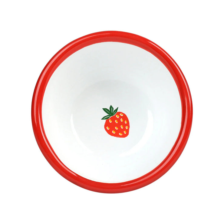 Bon Appetit Enamel Bowl 10cm - Strawberry