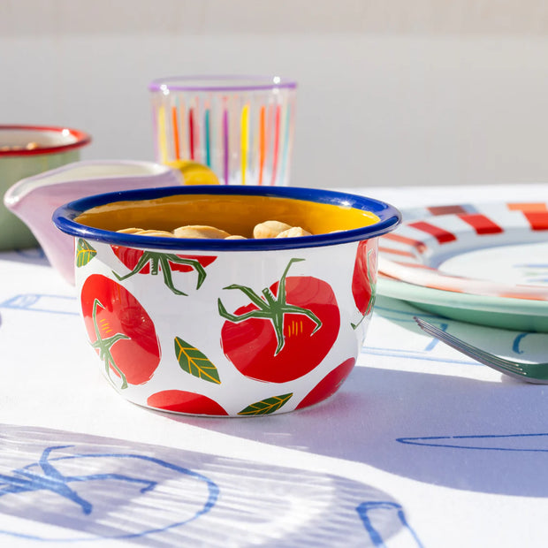 Bon Appetit Enamel Bowl 12cm - Tomato