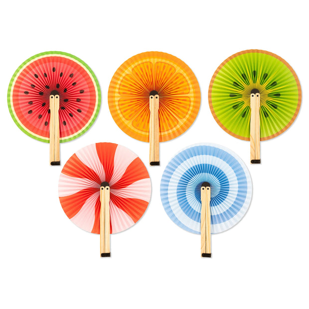 Paper Fans - Fruits & Sweets