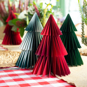 Paper Honeycomb Tree Decorations - Pack of 4