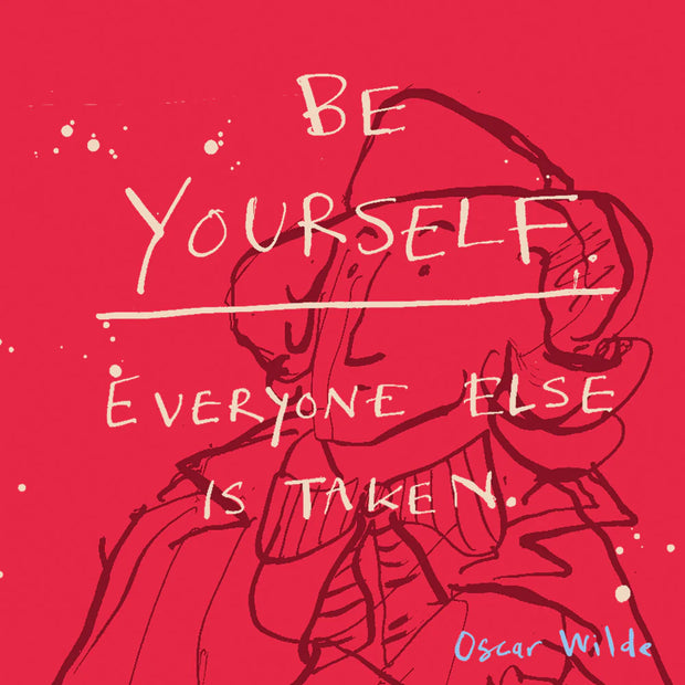Poet & Painter Be Yourself Card